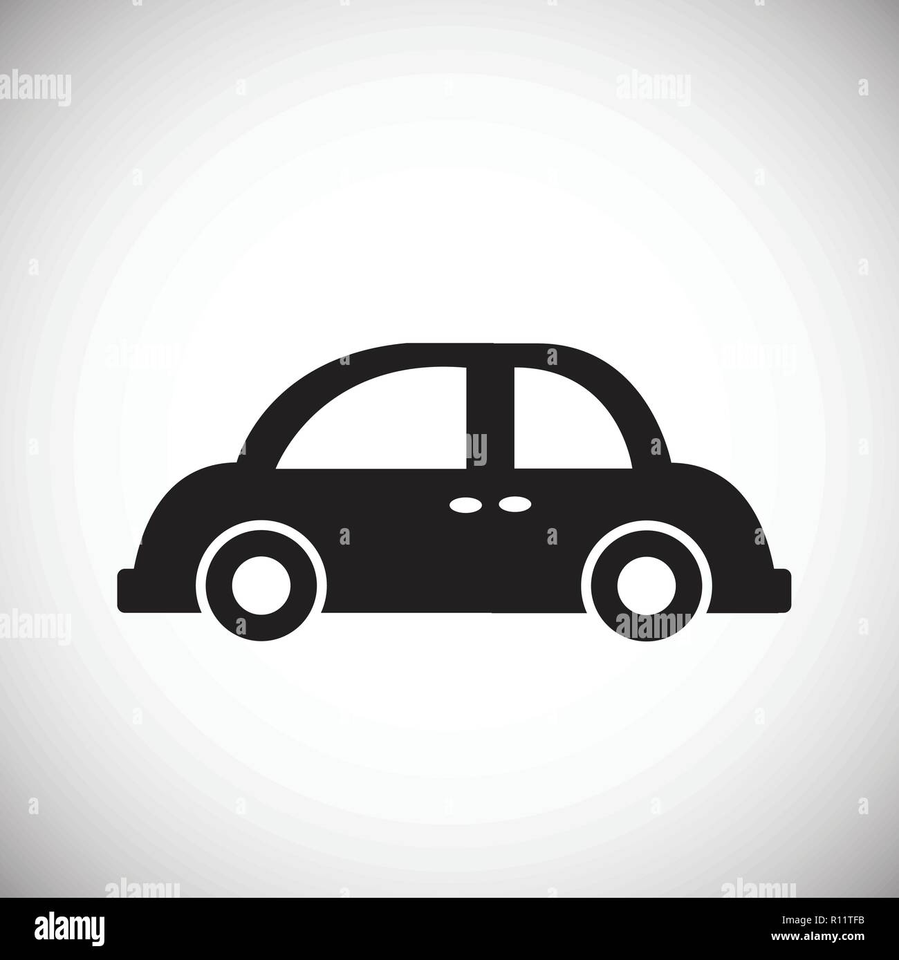 Sedan car on white background Stock Vector Image & Art - Alamy