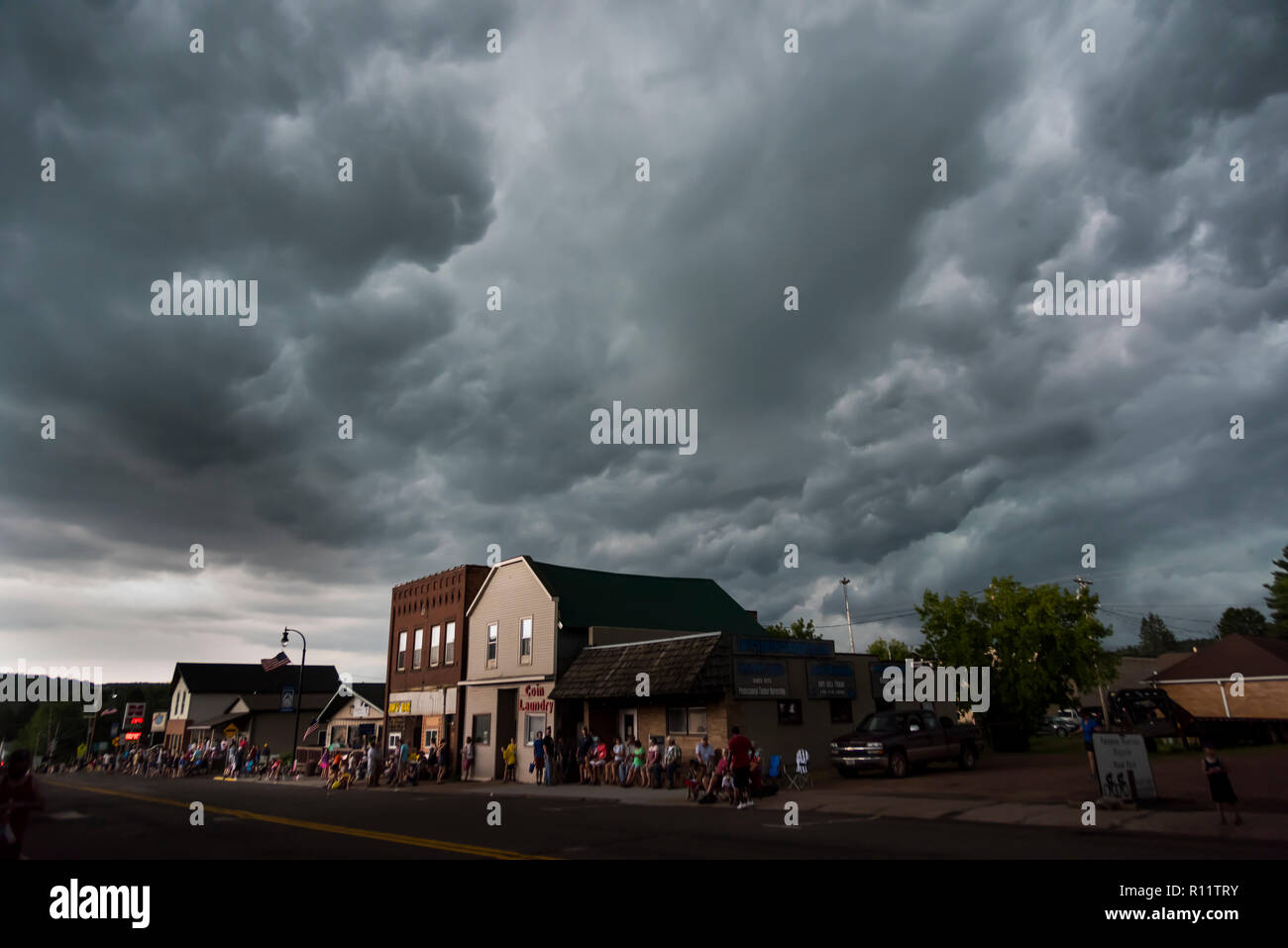 Independence Day in Mellen, Wisconsin Stock Photo Alamy