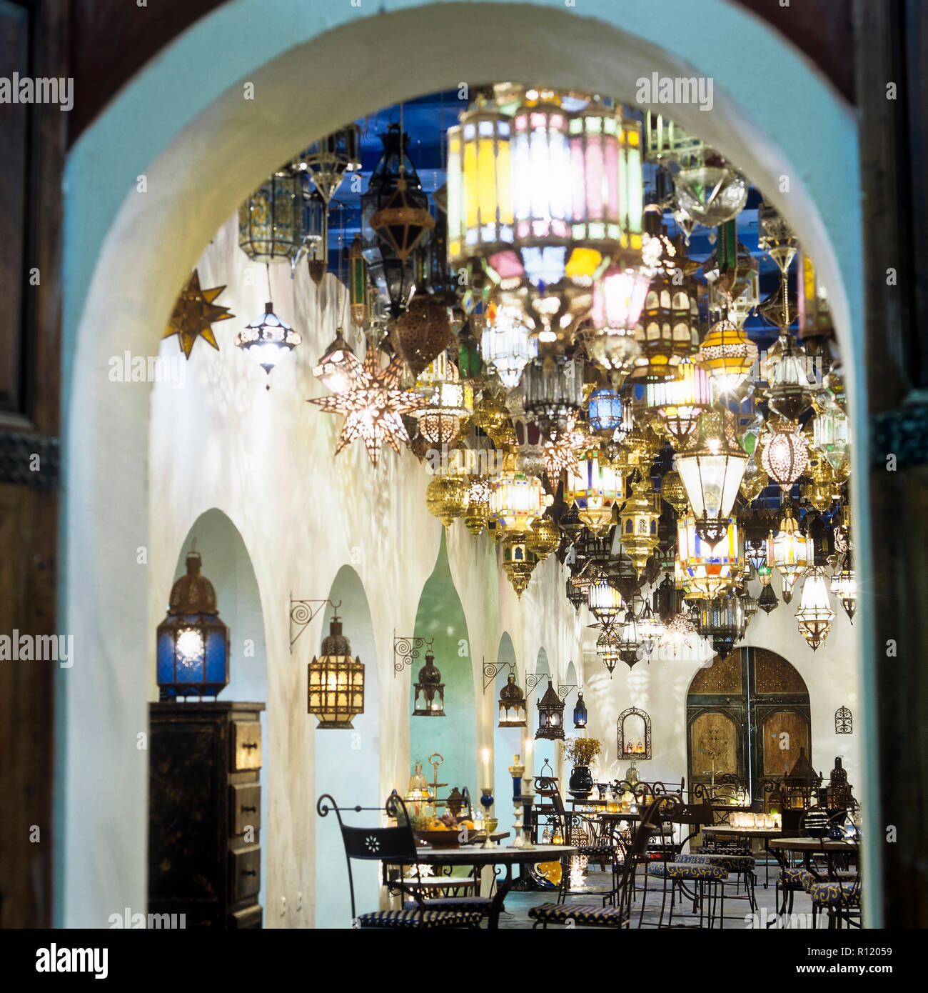 Arabic restaurant Stock Photo