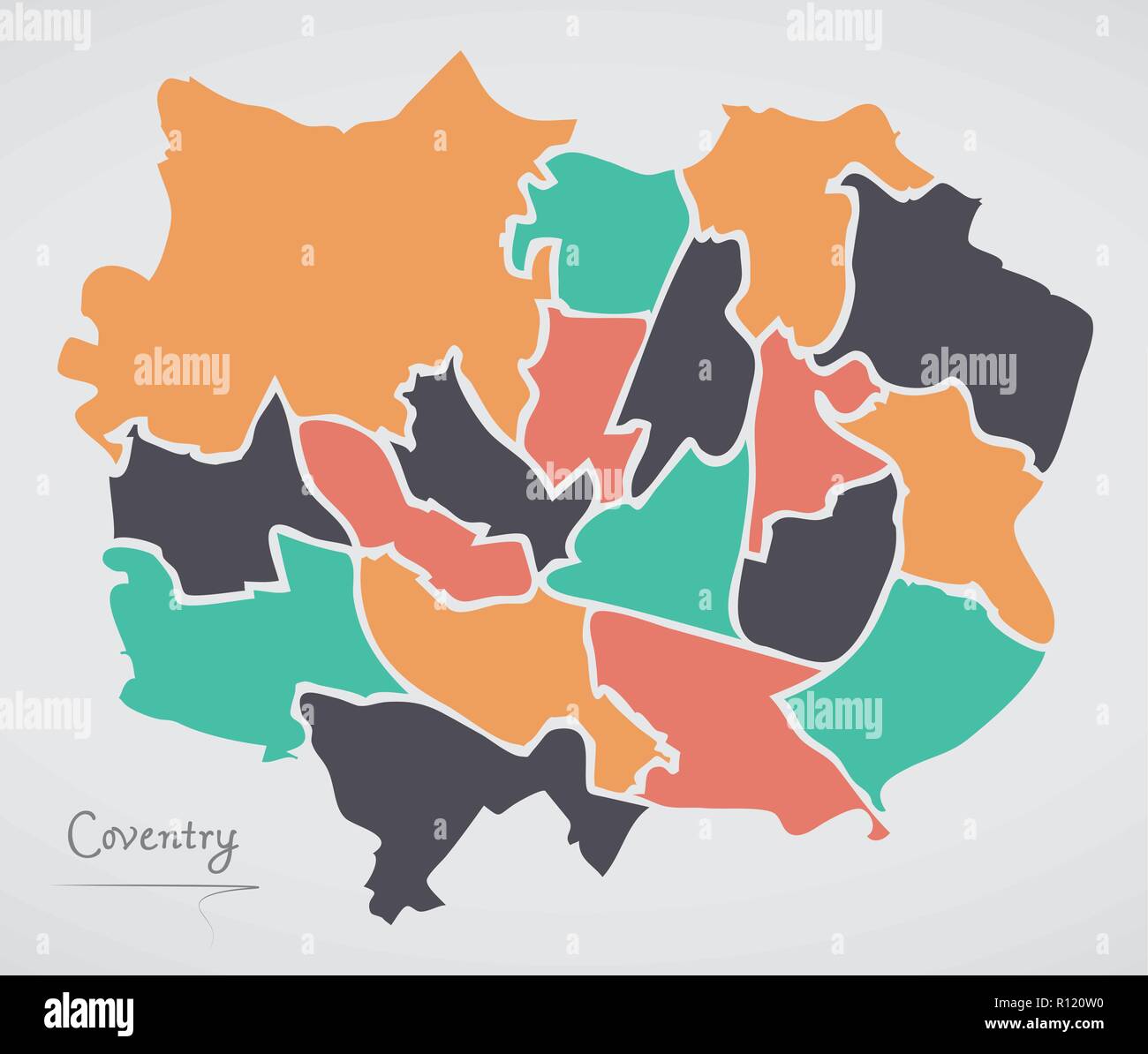 Coventry map hires stock photography and images Alamy