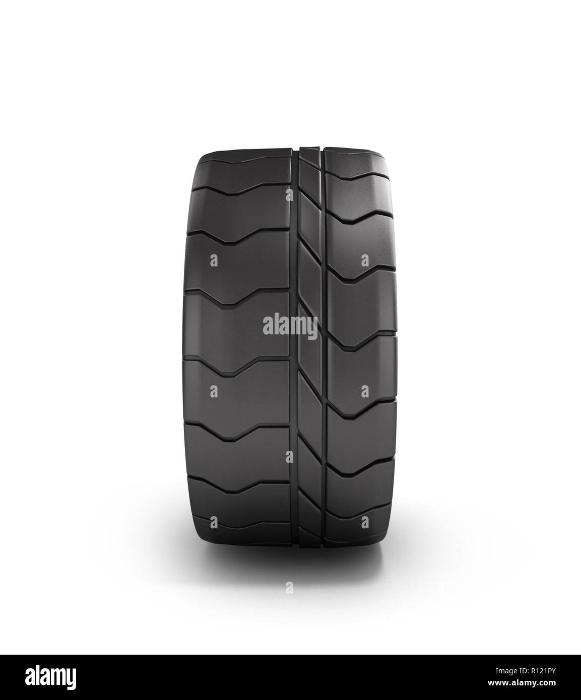 automotive wheel isolated on white 3d illustration Stock Photo - Alamy