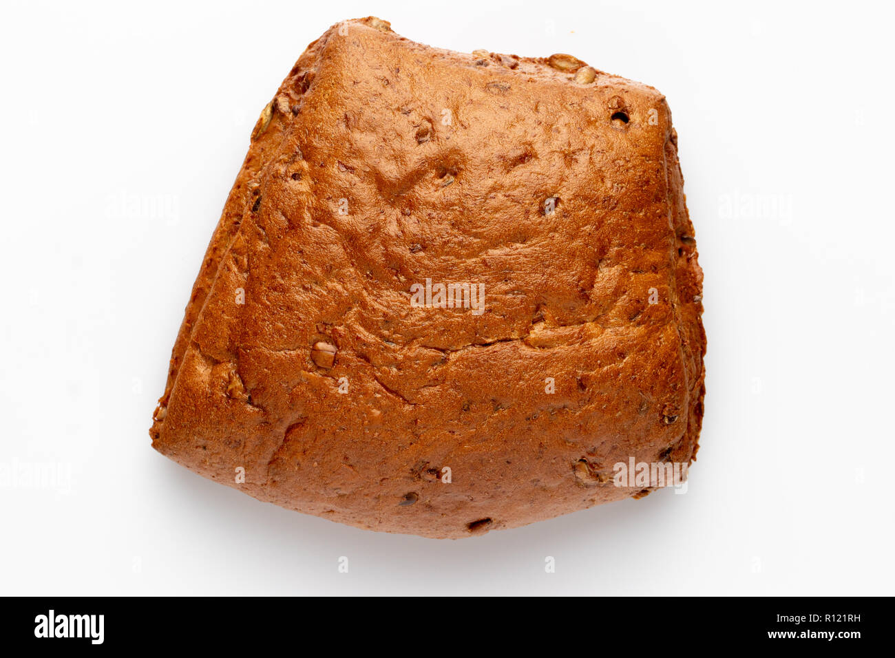 freshly baked bread isolated on white background Stock Photo - Alamy