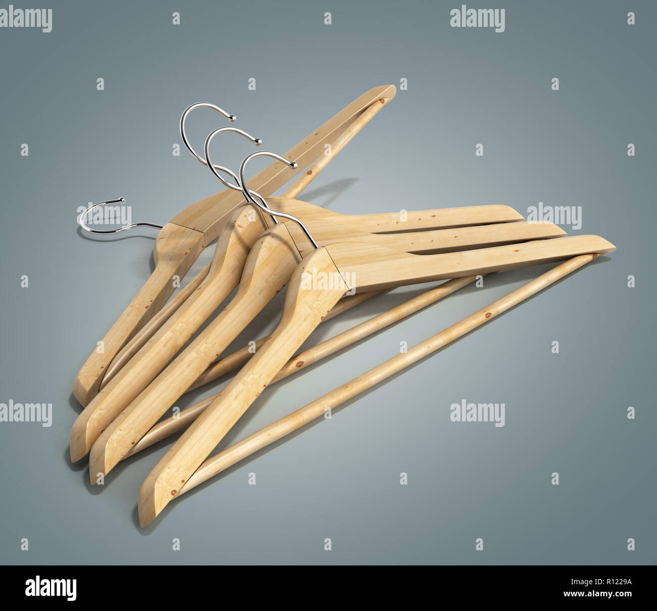 Coat Hanger Stock Photo - Download Image Now - Coathanger, Wood - Material,  Cut Out - iStock