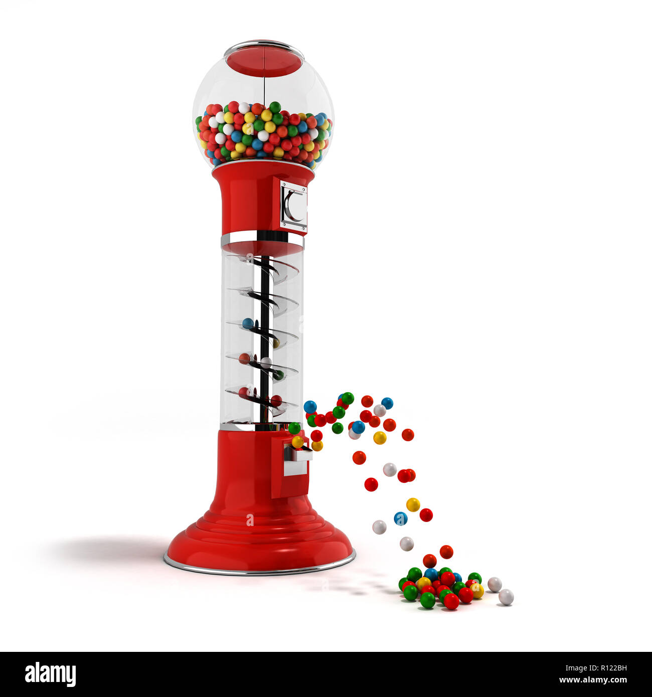 3D Gumball Machine Cardboard Stand-Up