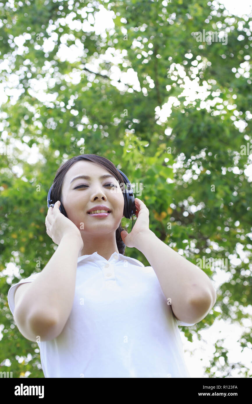 portrait of Asian young woman Stock Photo - Alamy
