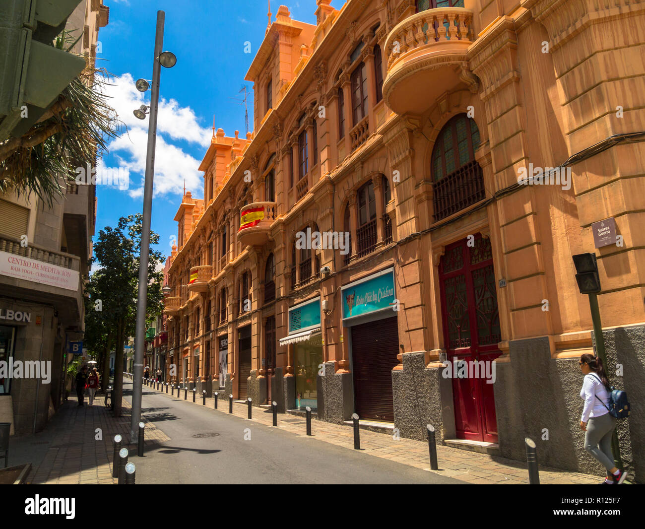 Town Centre Santa Cruz De Tenerife Canary Islands Spain Stock Photo Alamy