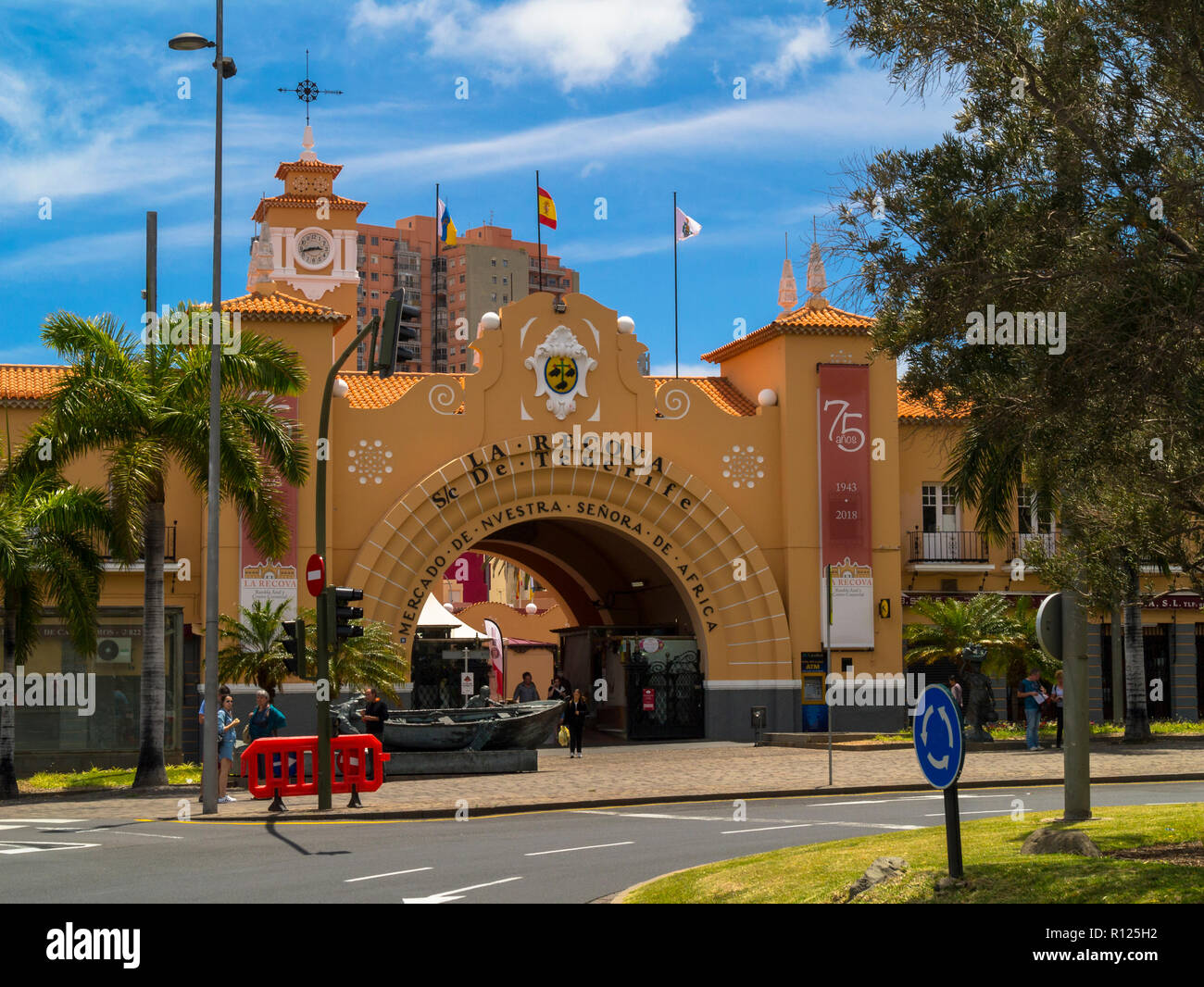 La Recova archway ,Santa Cruz De Tenerife, Canary Islands, Spain Stock Photo