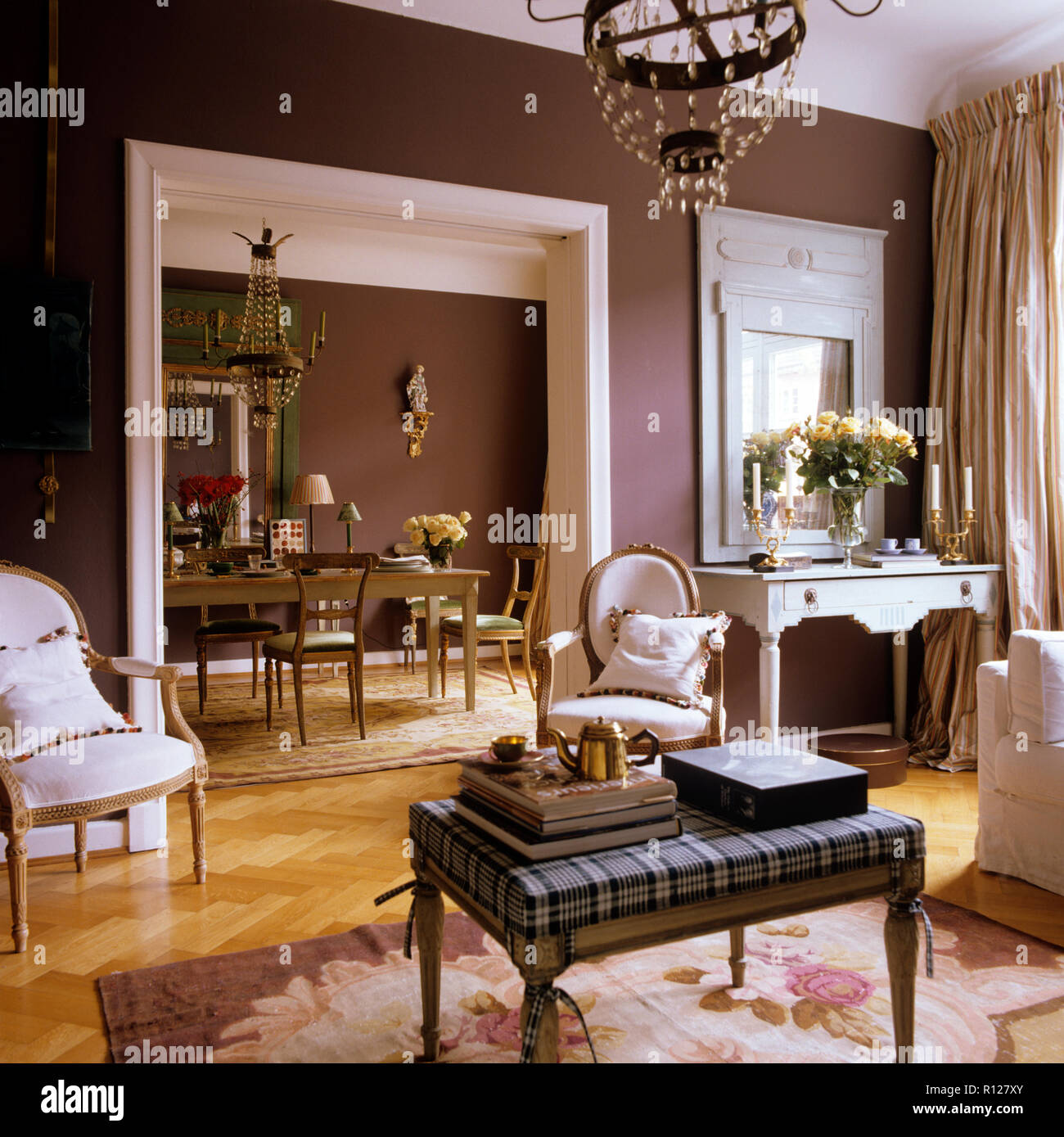 Georgian living room Stock Photo - Alamy