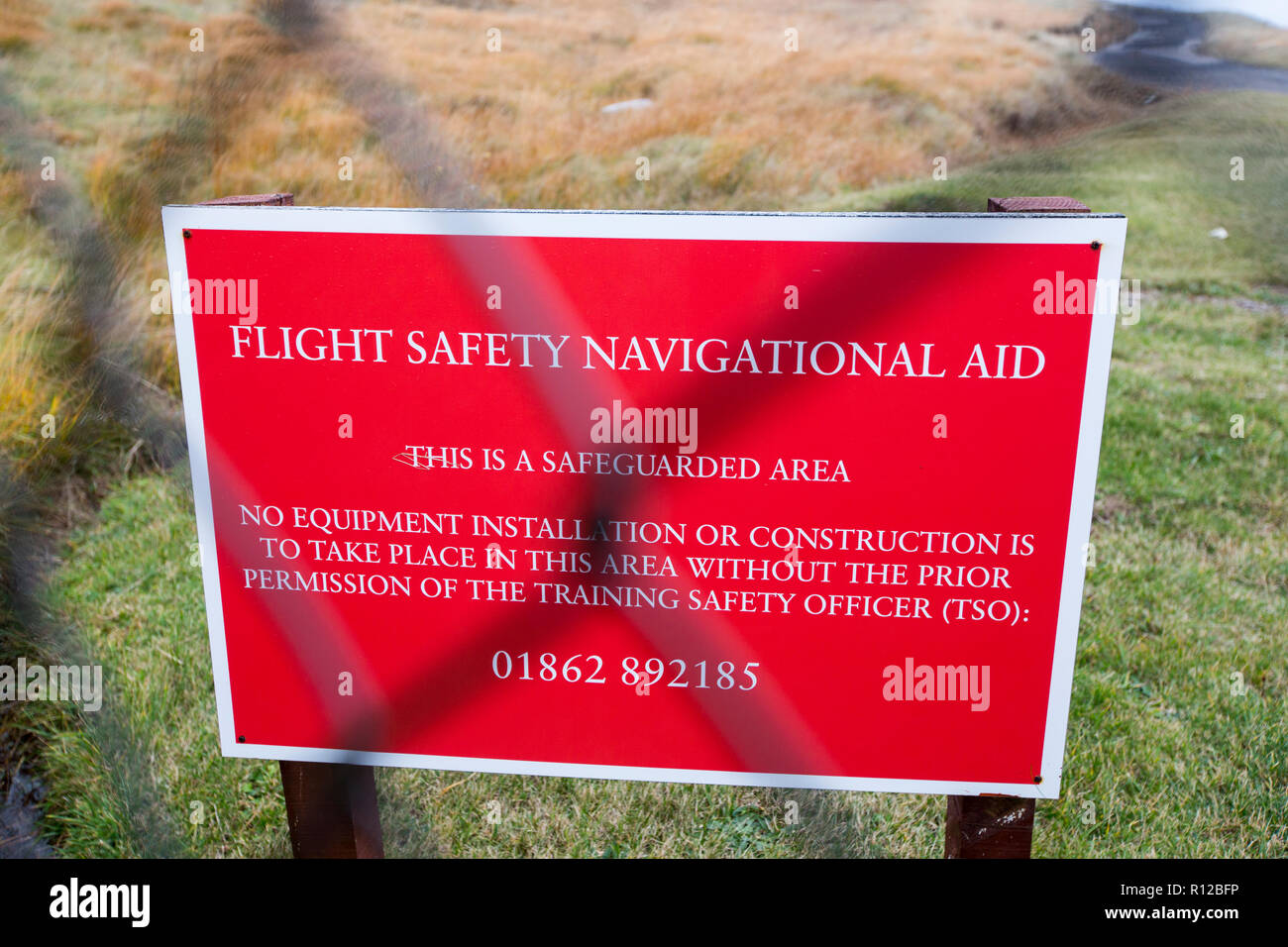 The RAF bombing range on Farraid Head, near Durness, Sutherland