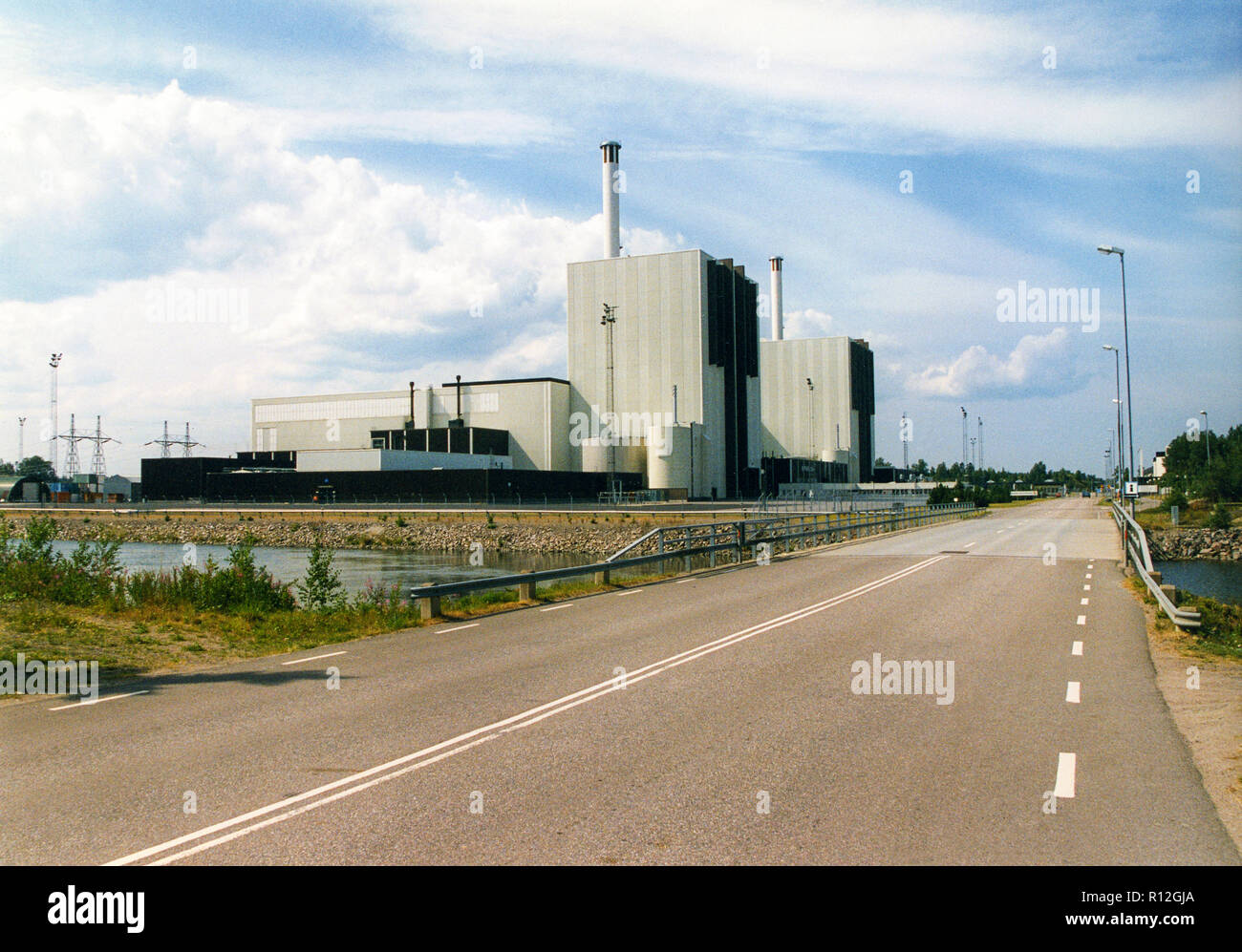 FORSMARK nuclear power plant  in Uppland Stock Photo