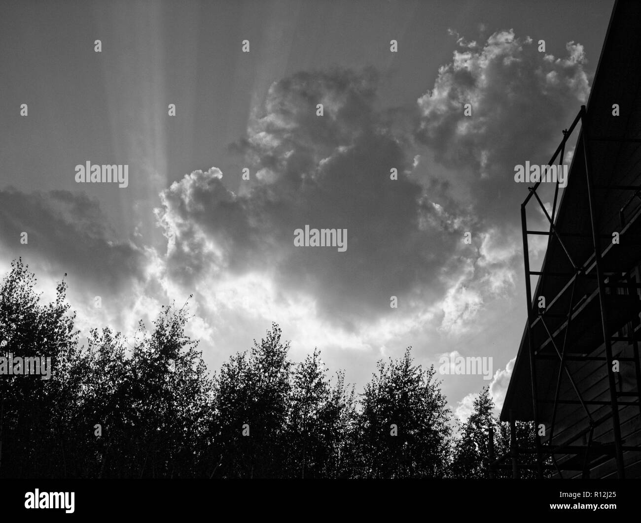 Black and white scenic photos hi-res stock photography and images - Alamy
