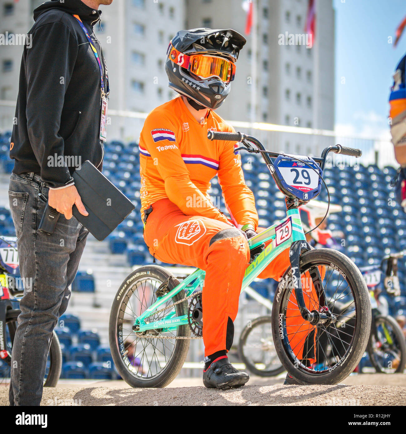 Glasgow2018 European Championships BMX Racing Stock Photo Alamy