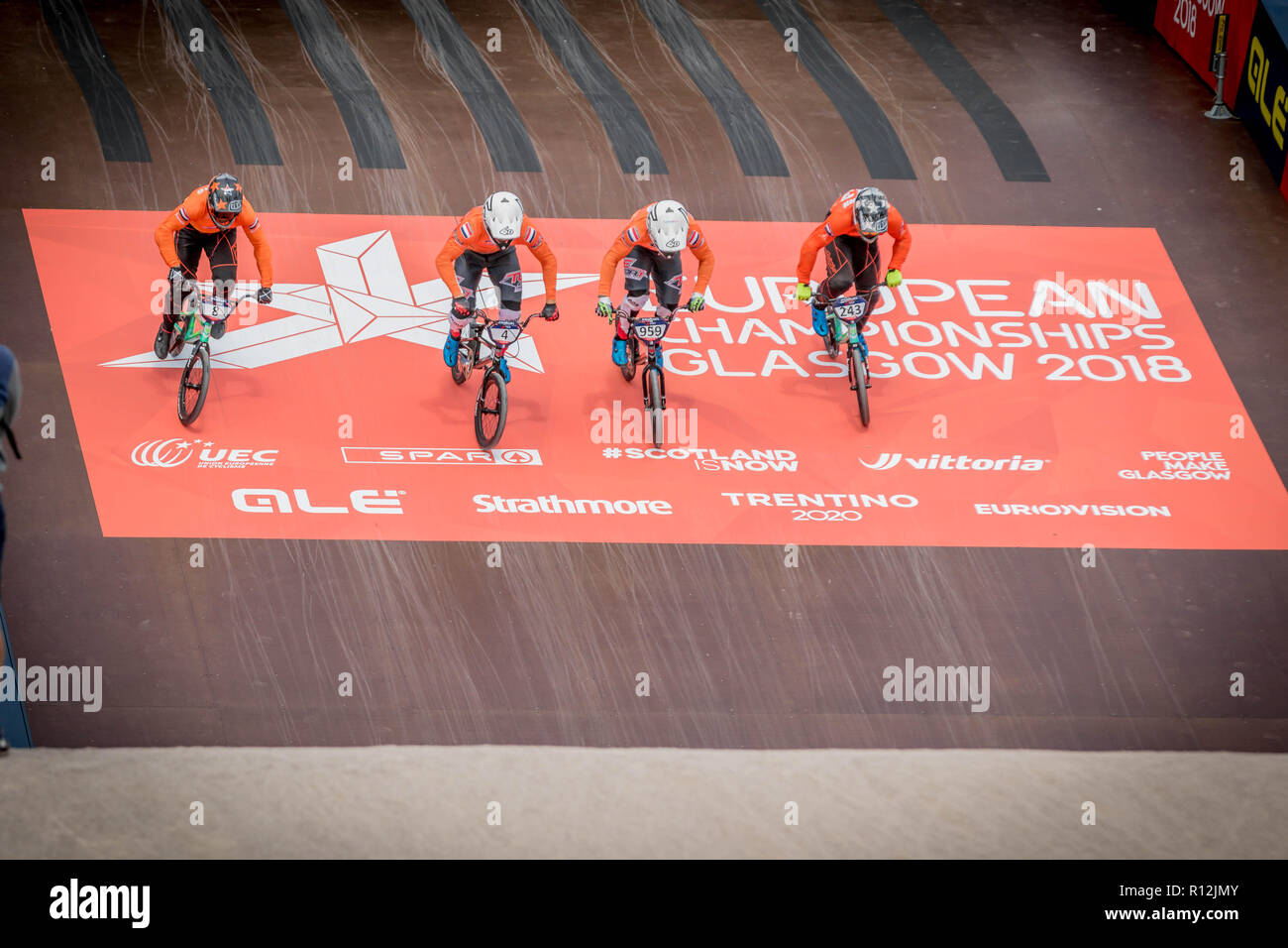 Glasgow2018 European Championships BMX Racing Stock Photo Alamy