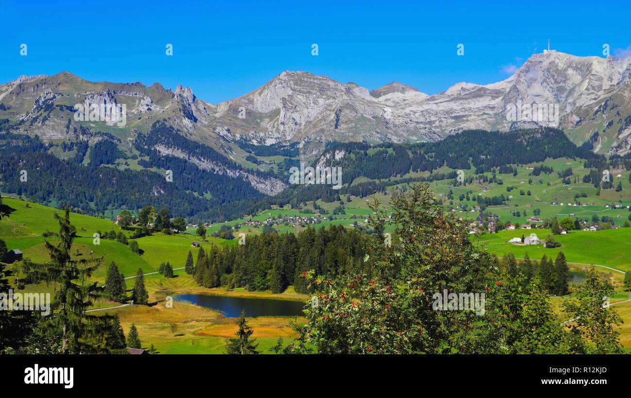 Holidays in Switzerland Stock Photo