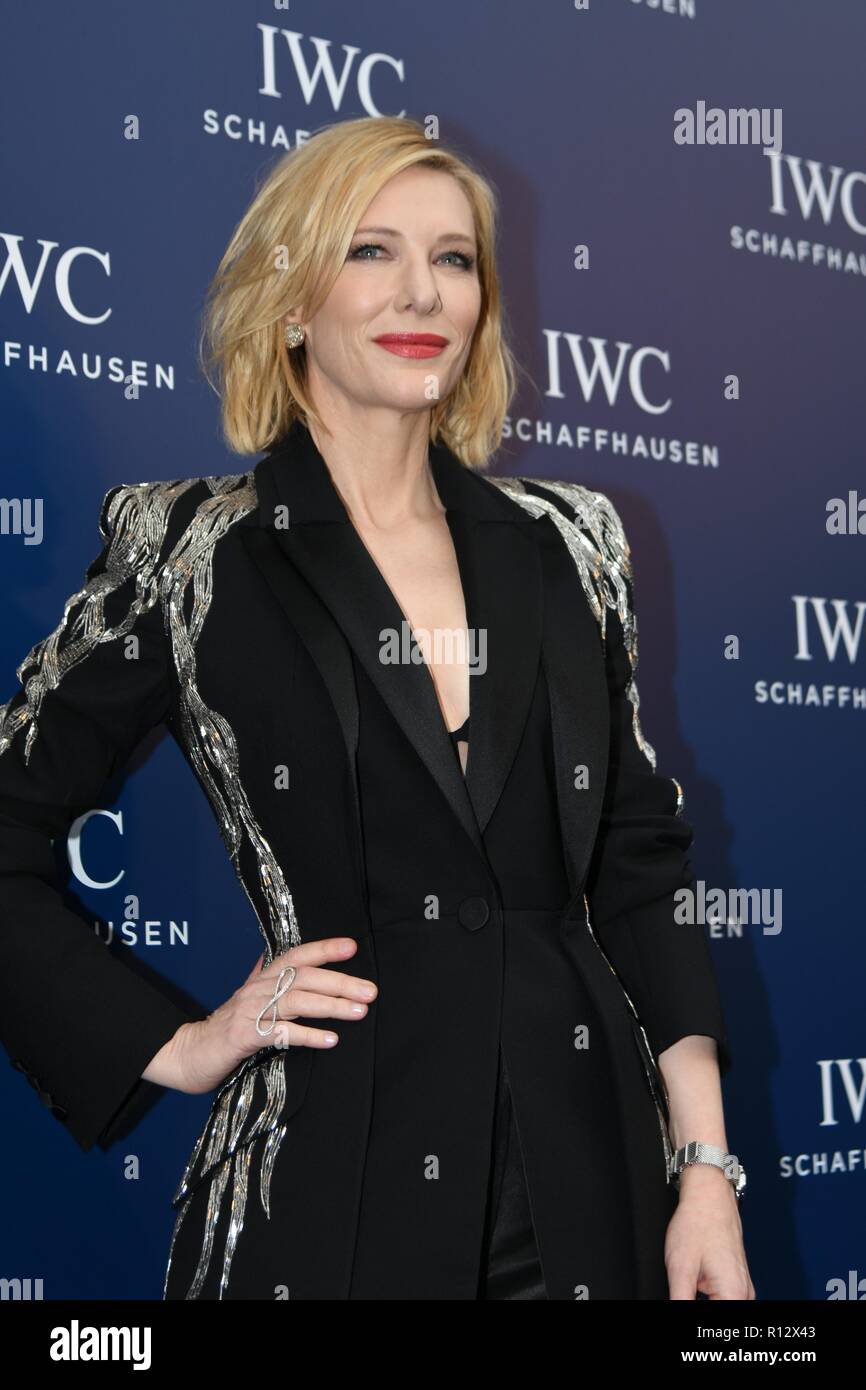 Shanghai, China. 8th Nov, 2018. Australian Actress Cate Blanchett at a IWC Schaffhausen promotional event in Shanghai. Credit: SIPA Asia/ZUMA Wire/Alamy Live News Stock Photo