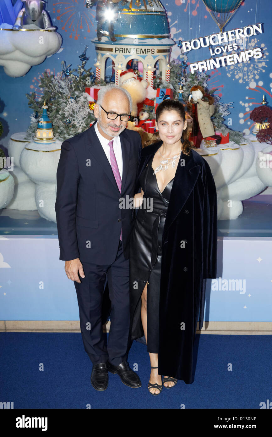 Paris, France. 8th Nov, 2018. CEO of Printemps-LSA Paolo De Cesare and