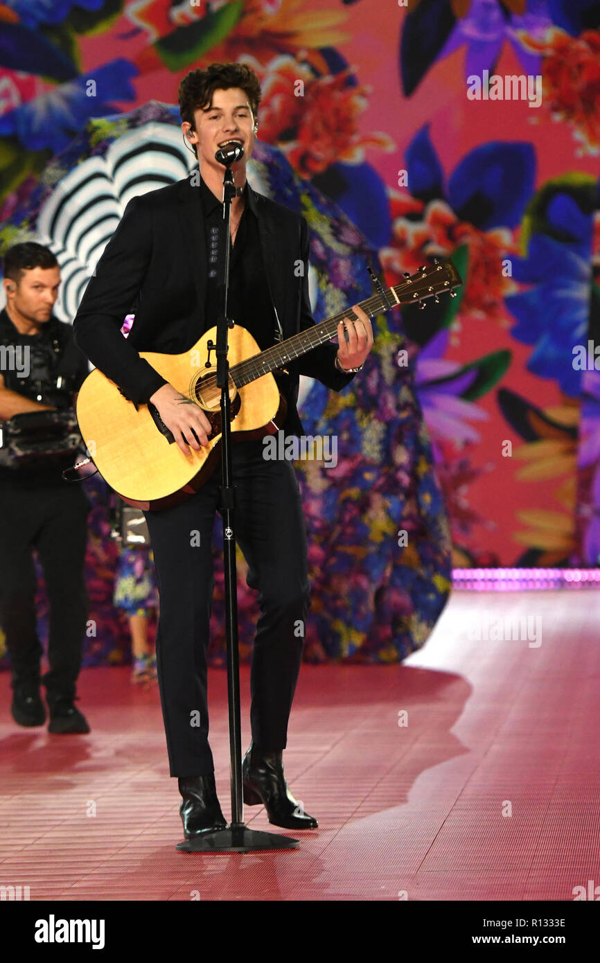 New York, NY, USA. 08th Nov, 2018. Shawn Mendes at the 2018 Victoria's