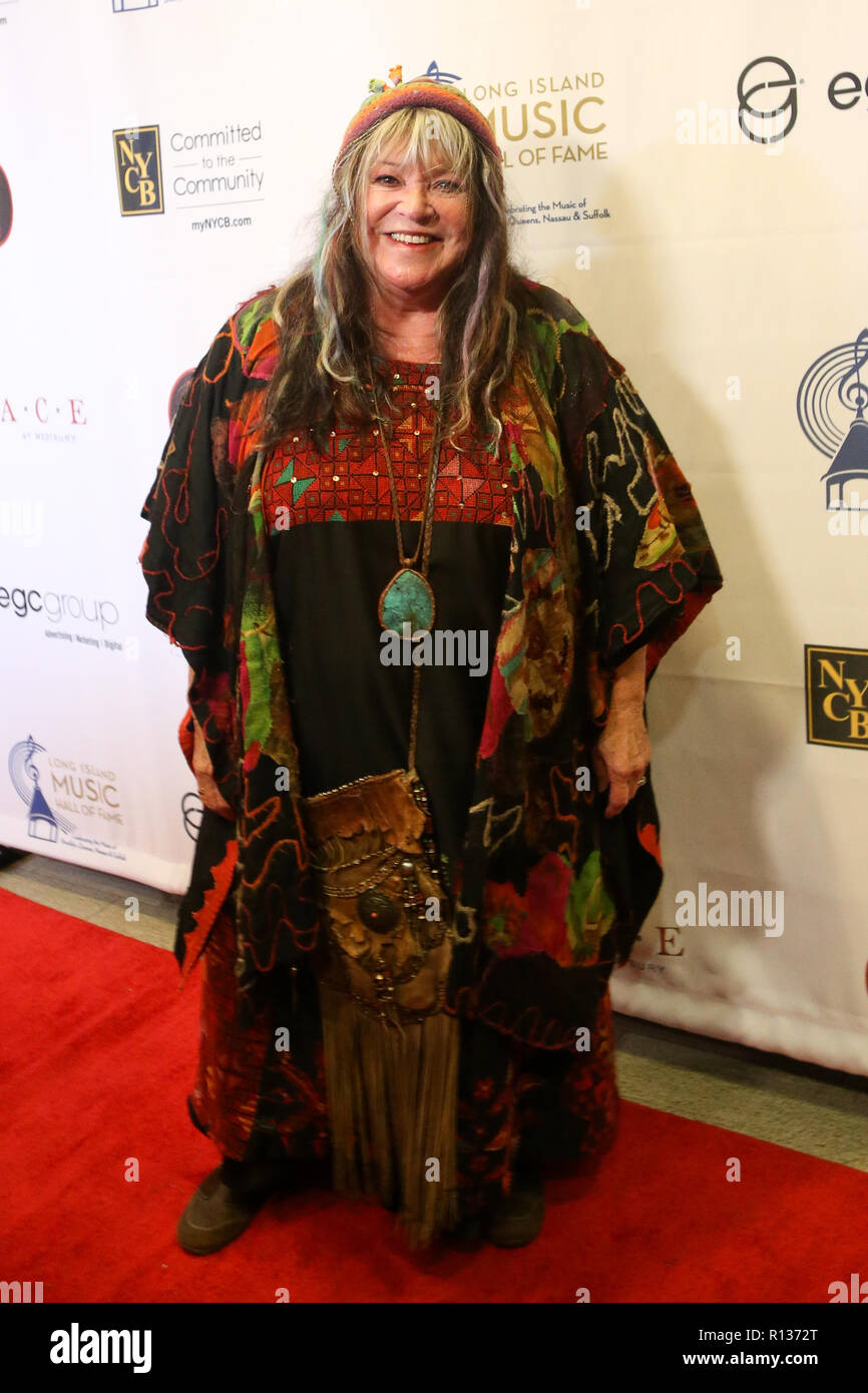 Westbury, United States. 08th Nov, 2018. WESTBURY, NY - NOV 8: Singer Melanie Safka attends the 2018 Long Island Music Hall of Fame induction ceremony at The Space at Westbury on November 8, 2018 in Westbury, New York. Credit: The Photo Access/Alamy Live News Stock Photo