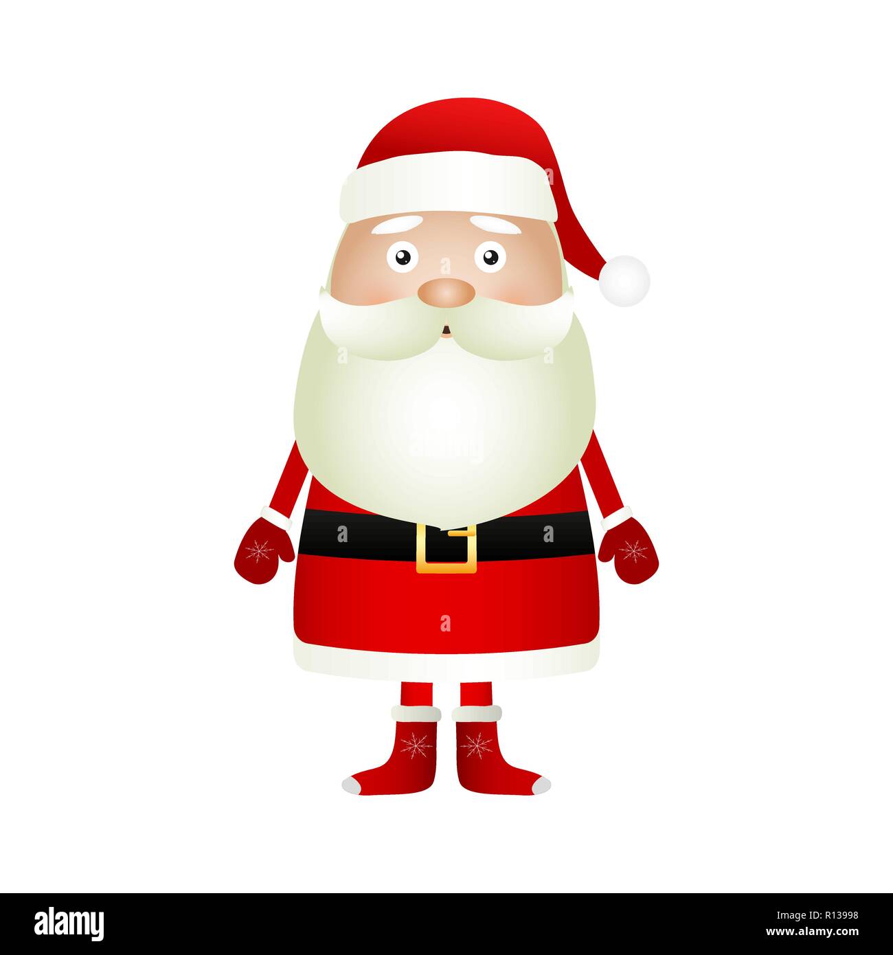 Santa claus wishes merry Cut Out Stock Images Pictures Alamy