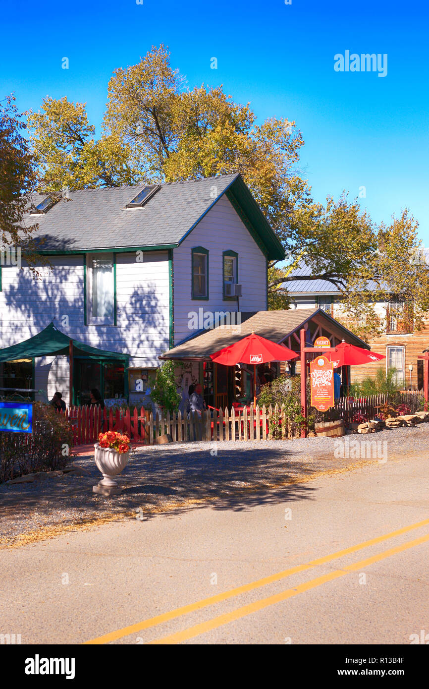The Java Junction Cafe and Kitchen Goods store on Highway NM14 in