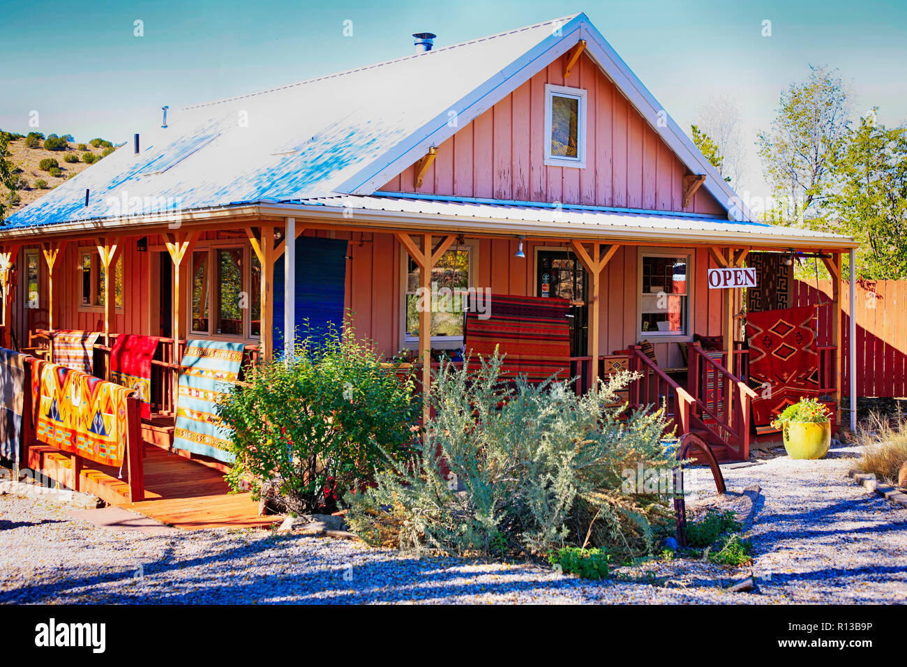 Seppanen & Daughters Fine Textiles store on highway NM14 just outside
