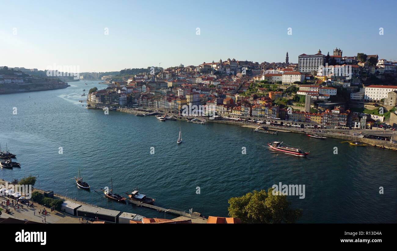 douro riverside residential houses in porto in portugal Stock Photo Alamy