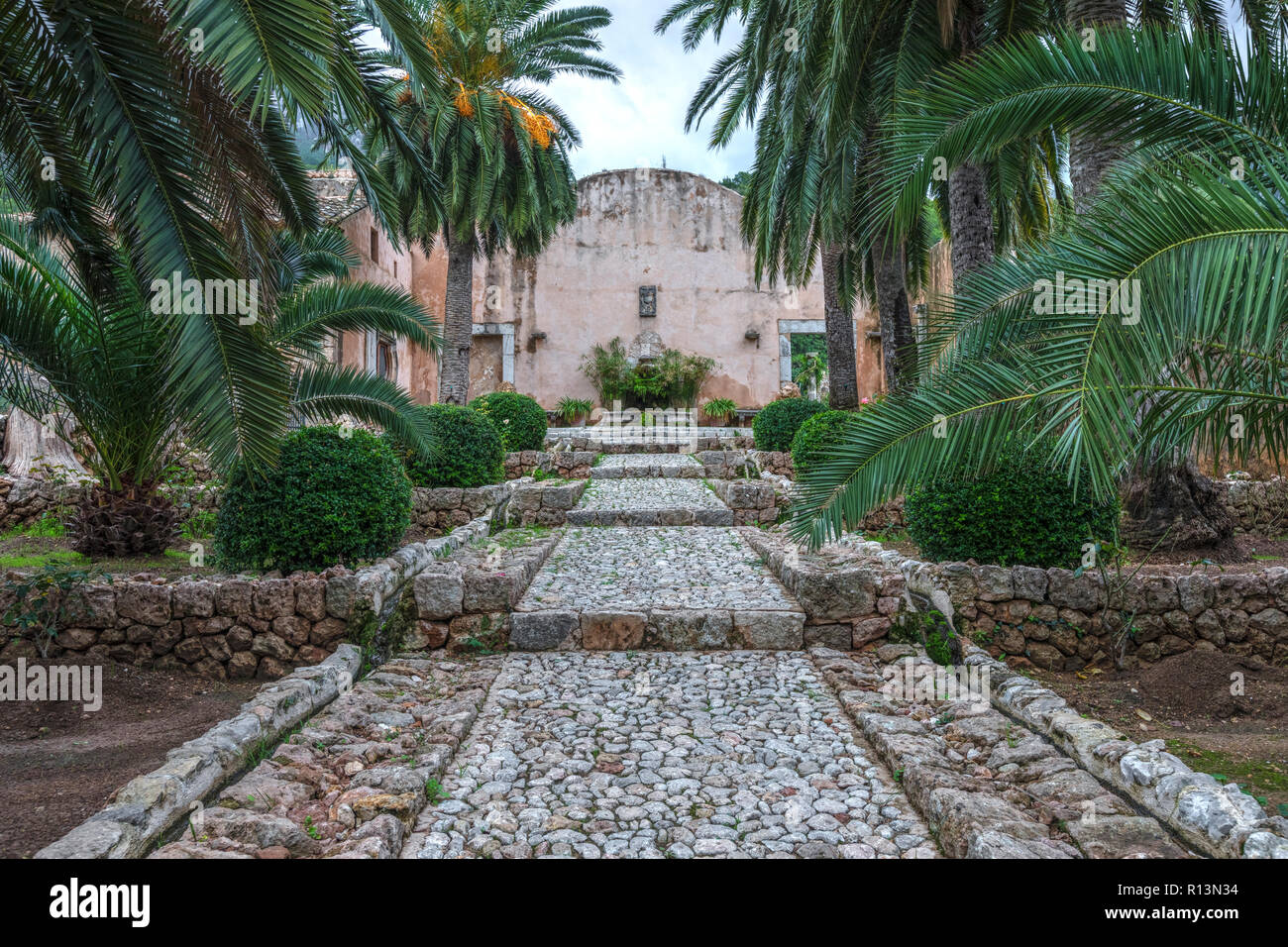 Alfabia Gardens, Mallorca, Balearic Islands, Spain, Europe Stock Photo