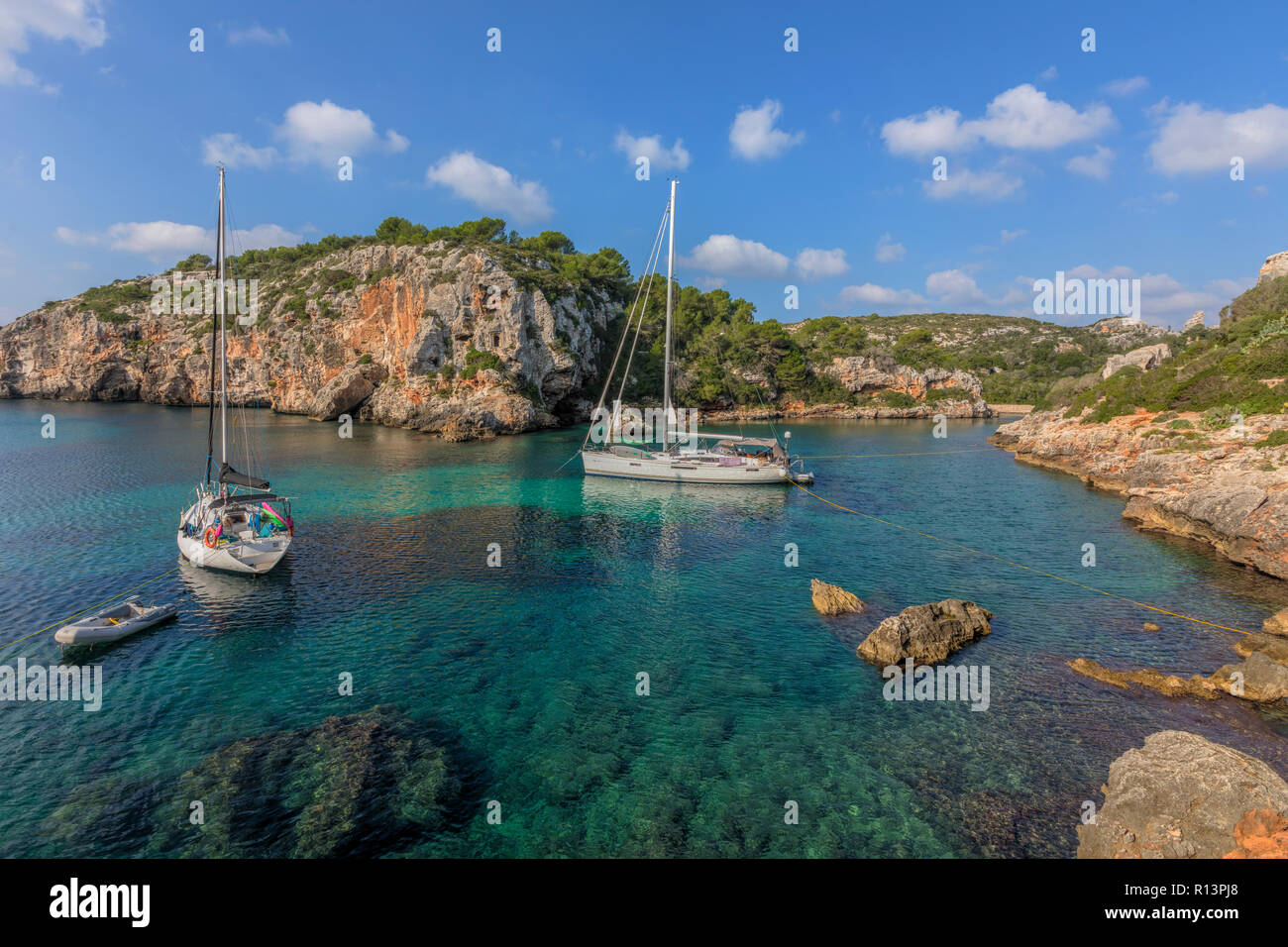 Cales Coves, Menorca, Balearic Islands, Spain, Europe Stock Photo - Alamy