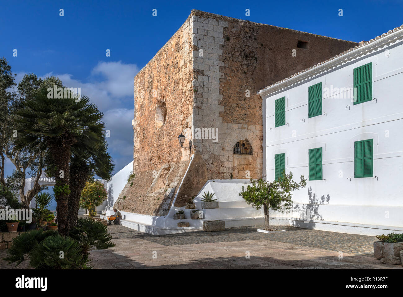 Santuari De La Mare De Deu Del Toro, Menorca, Balearic Islands, Spain, Europe Stock Photo