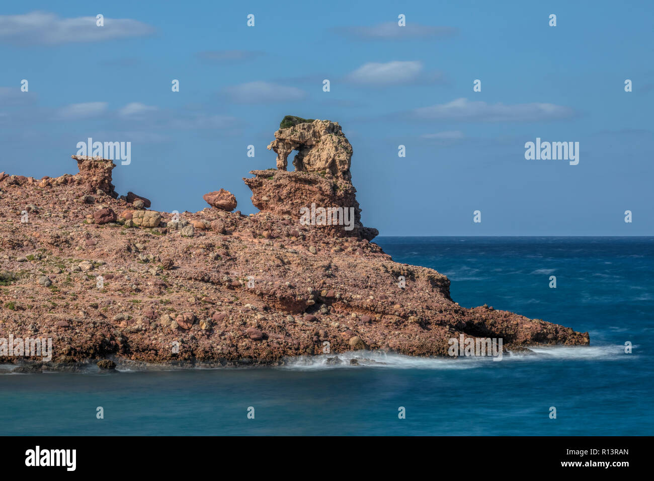 Cala Morell, Menorca, Balearic Islands, Spain, Europe Stock Photo