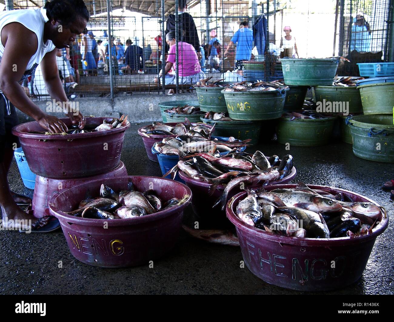 BINANGONAN, RIZAL, PHILIPPINES NOVEMBER 8, 2018 A fish port and