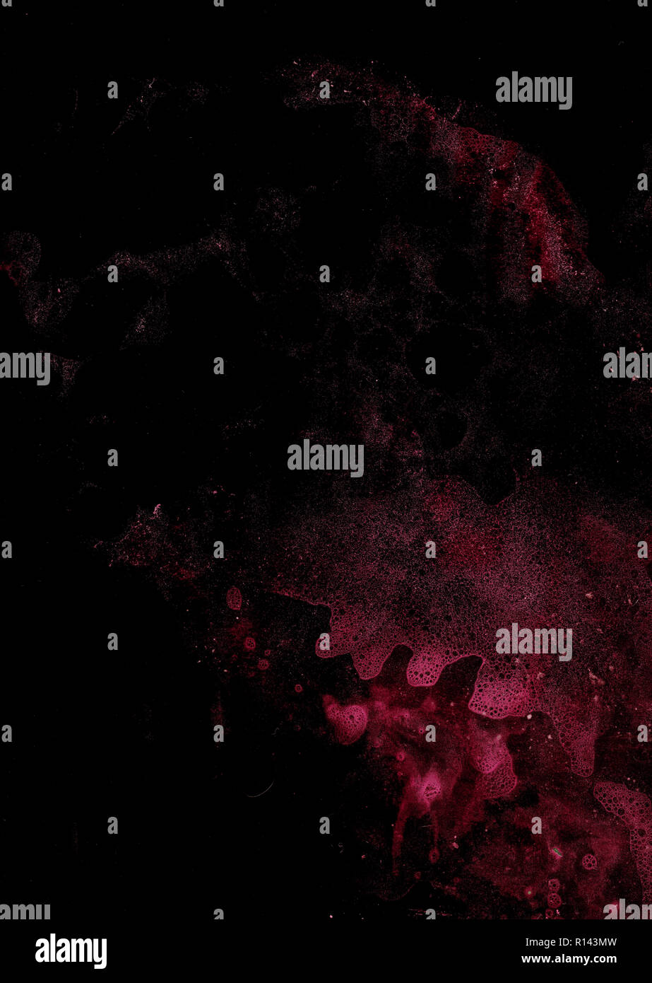 Abstract grunge cellular background against black Stock Photo