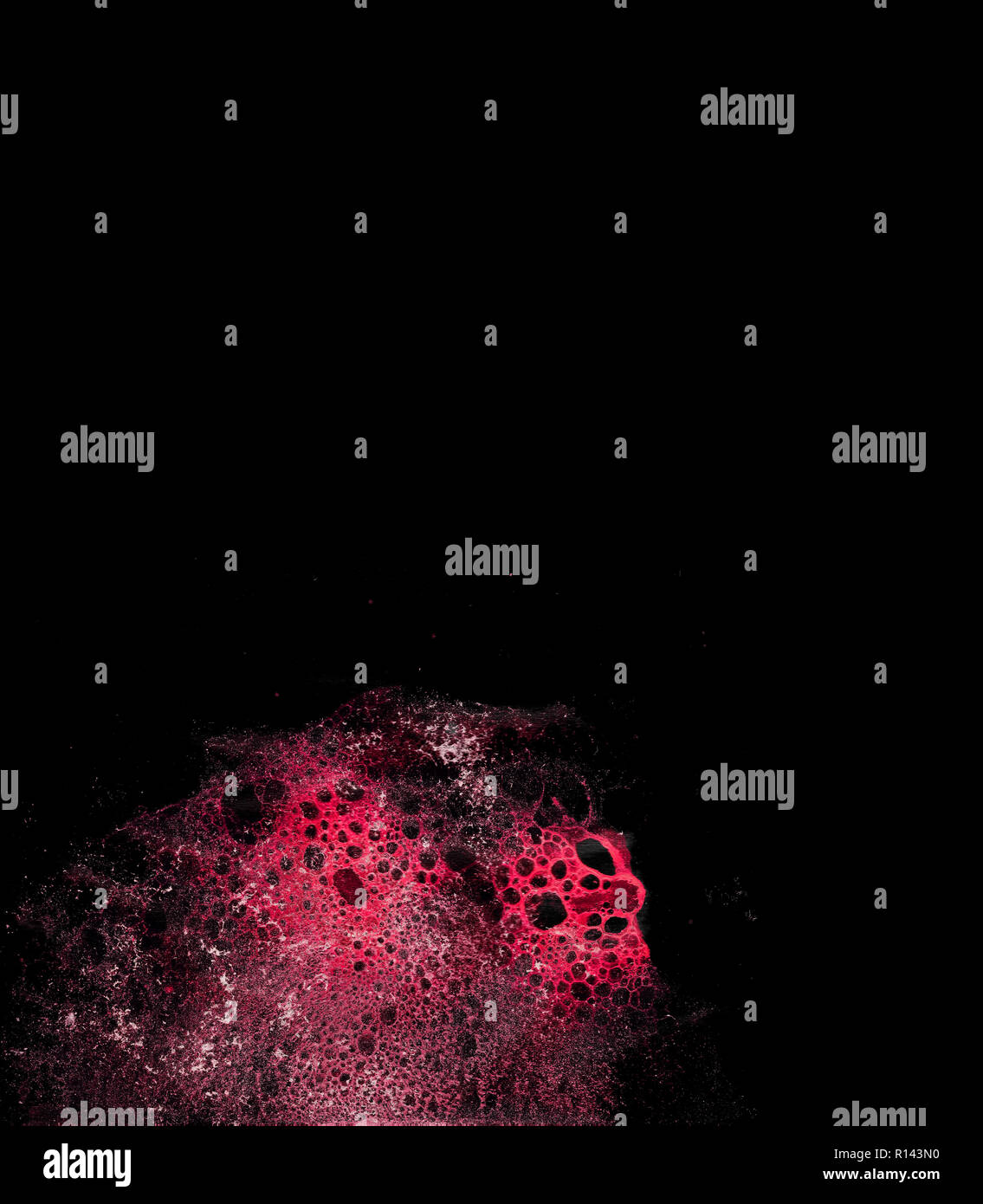 Abstract grunge cellular background against black Stock Photo