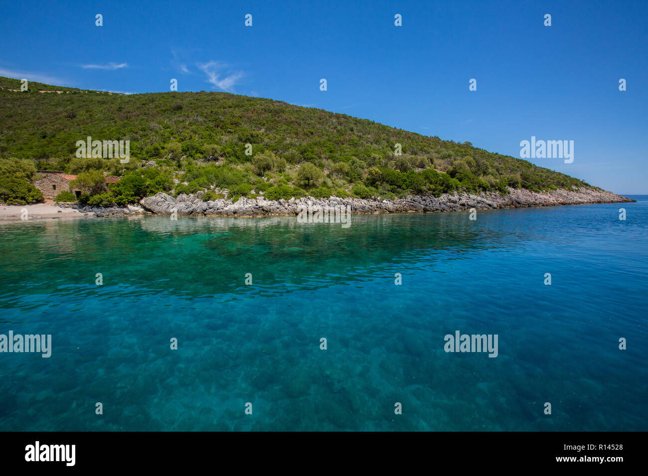 Sail around Kyparissi Stock Photo