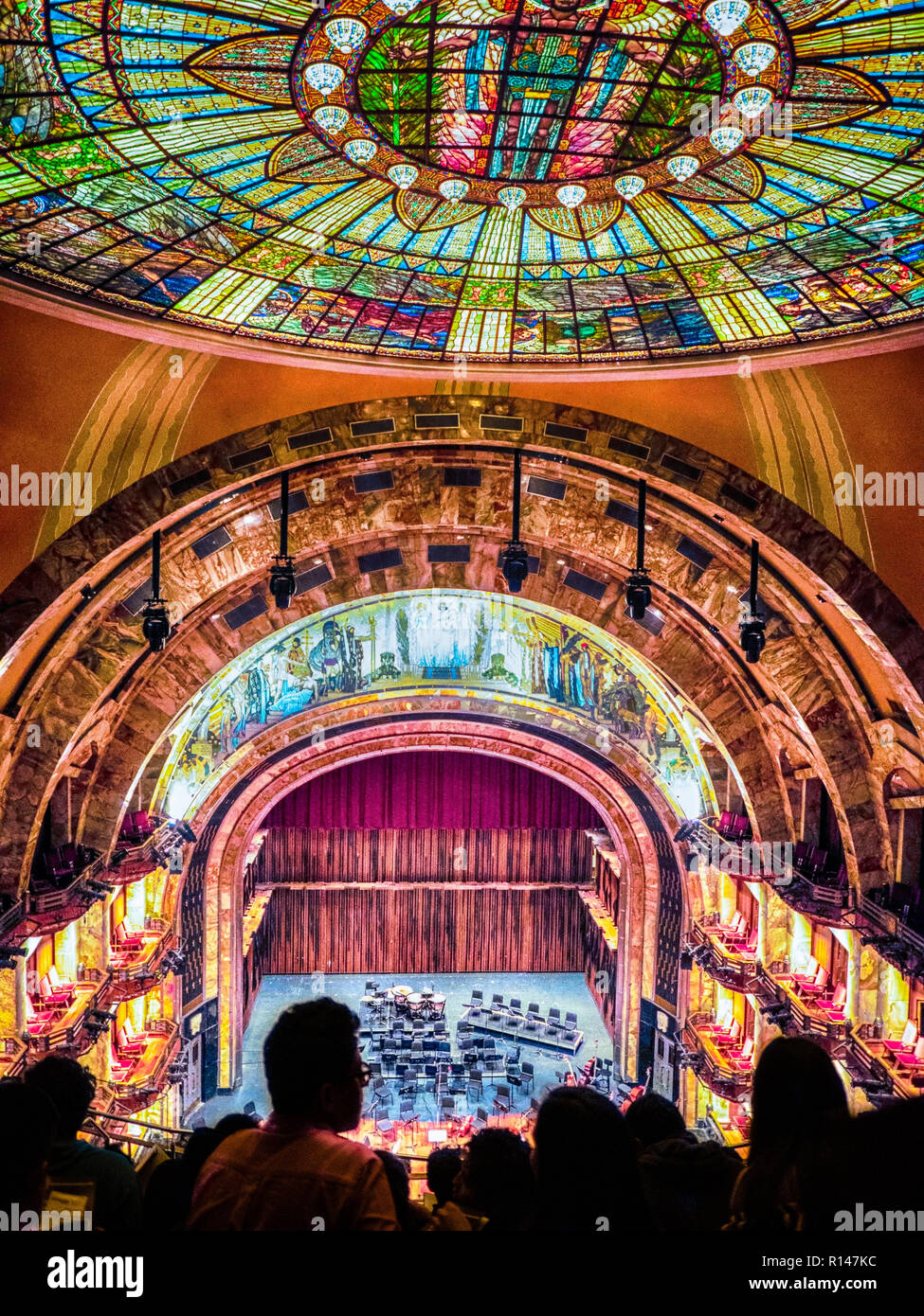 Symphony at Bellas Artes in Mexico City (CDMX) Stock Photo