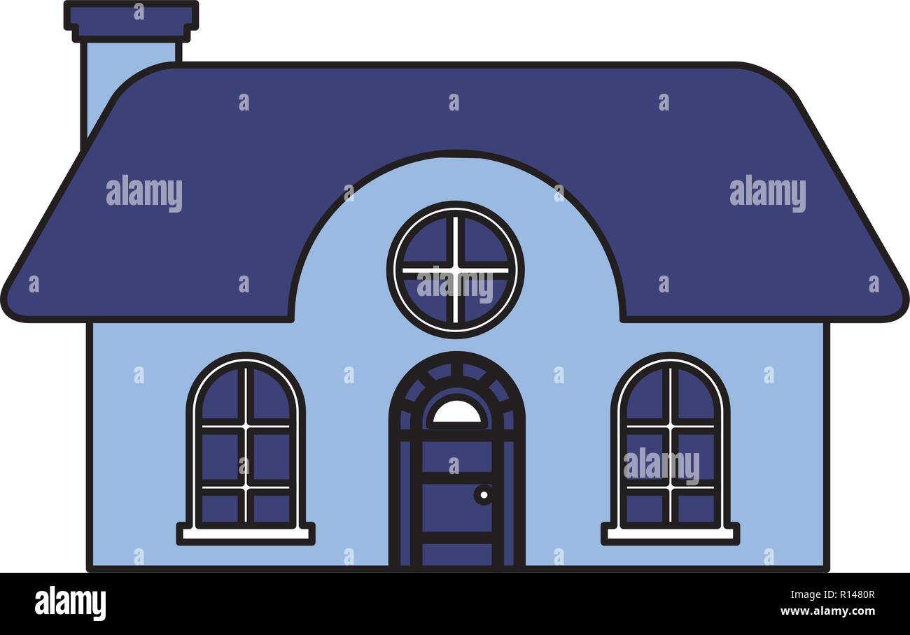 house home on white background vector illustration Stock Vector Image ...