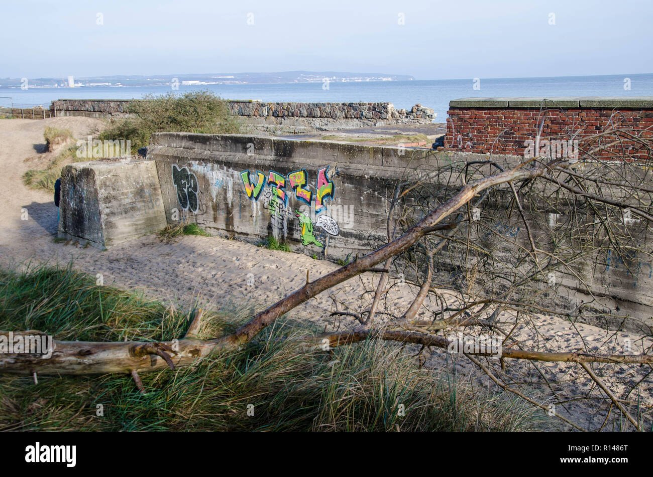 Rügen is an island just off the Pomeranian coast of the Baltic Sea, and is the largest island in Germany covering over 900 square km. Stock Photo