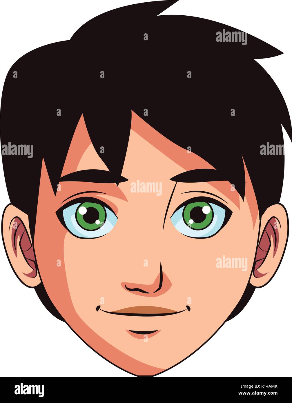 Young Man Face Cartoon Stock Vector Image Art Alamy 982 x 1024 jpeg 108 kb. https www alamy com young man face cartoon image224445667 html