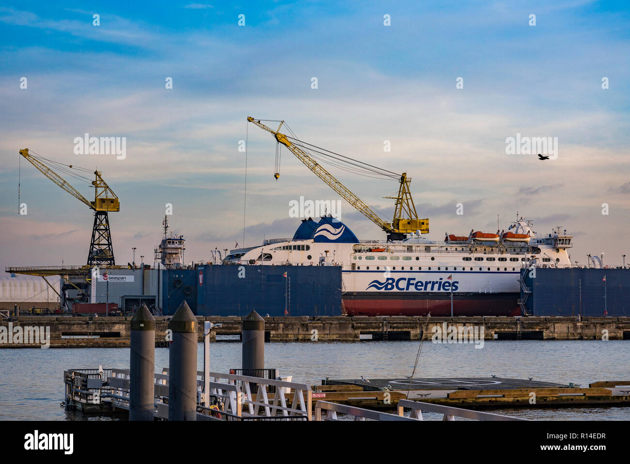 British Dock Crane
