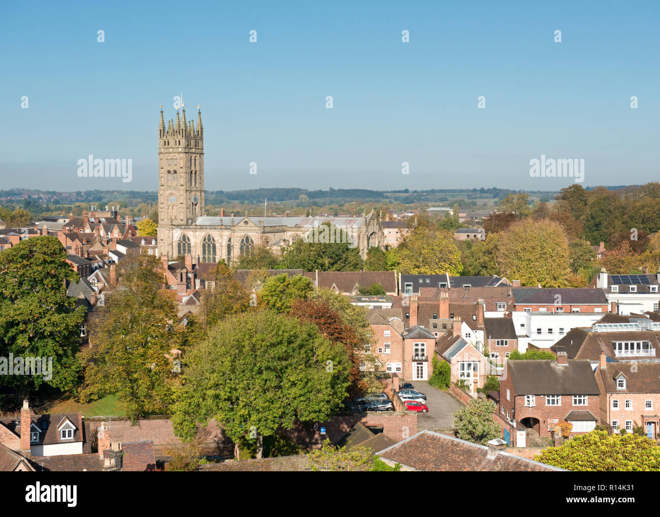St Mary's Church, Warwick, England Stock Photo Alamy