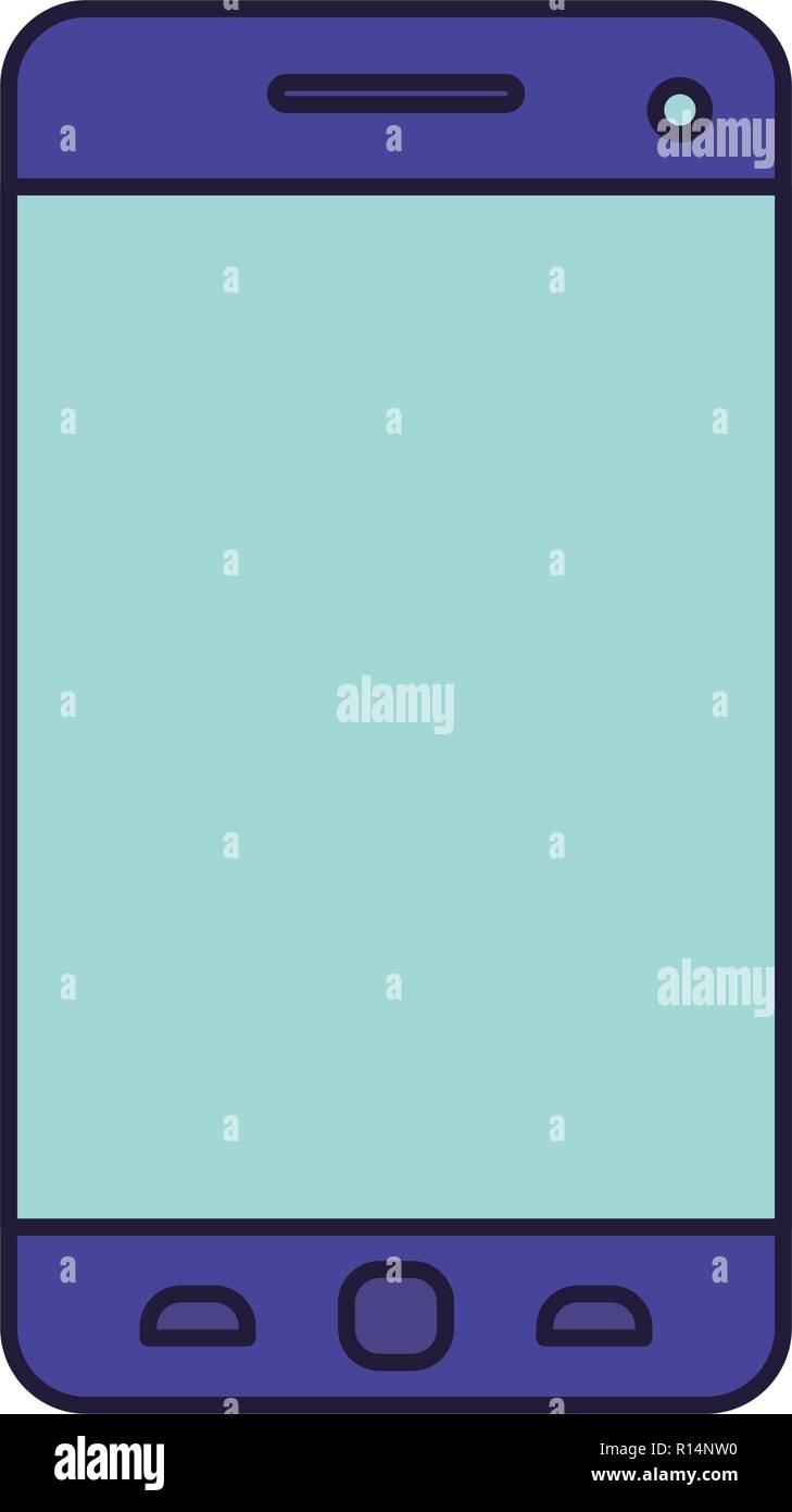 smartphone device isolated icon Stock Vector Image & Art - Alamy