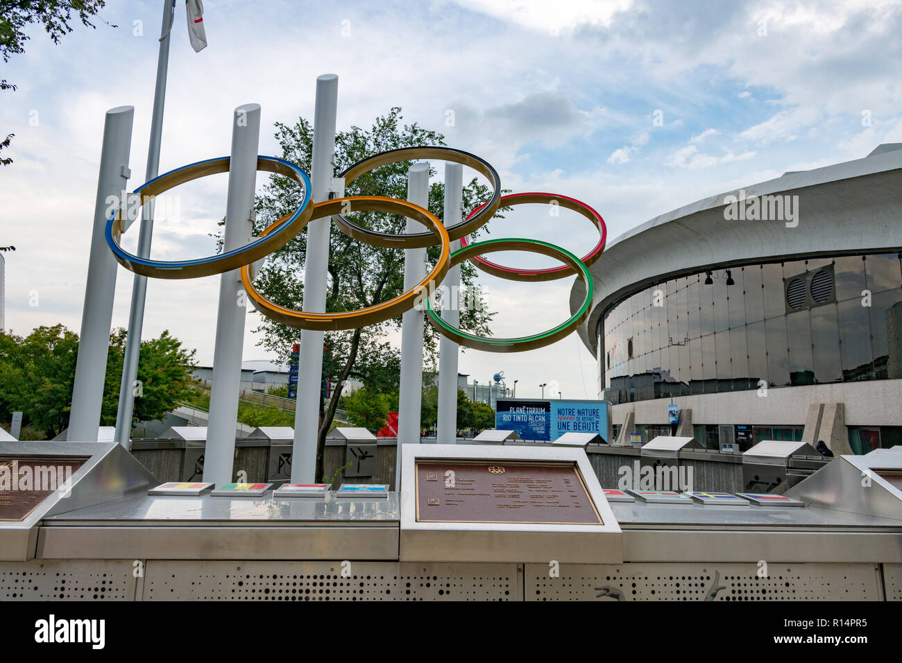 Montreal Olympic Park, Montreal, Canada Stock Photo