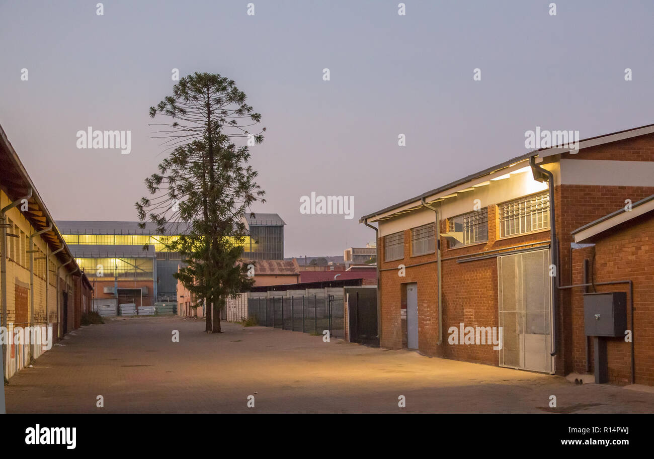 Pretoria west, the industrial side of Pretoria, South Africa Stock