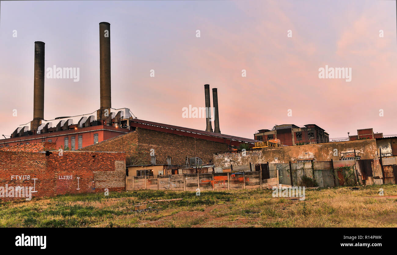 Pretoria west, the industrial side of Pretoria, South Africa Stock