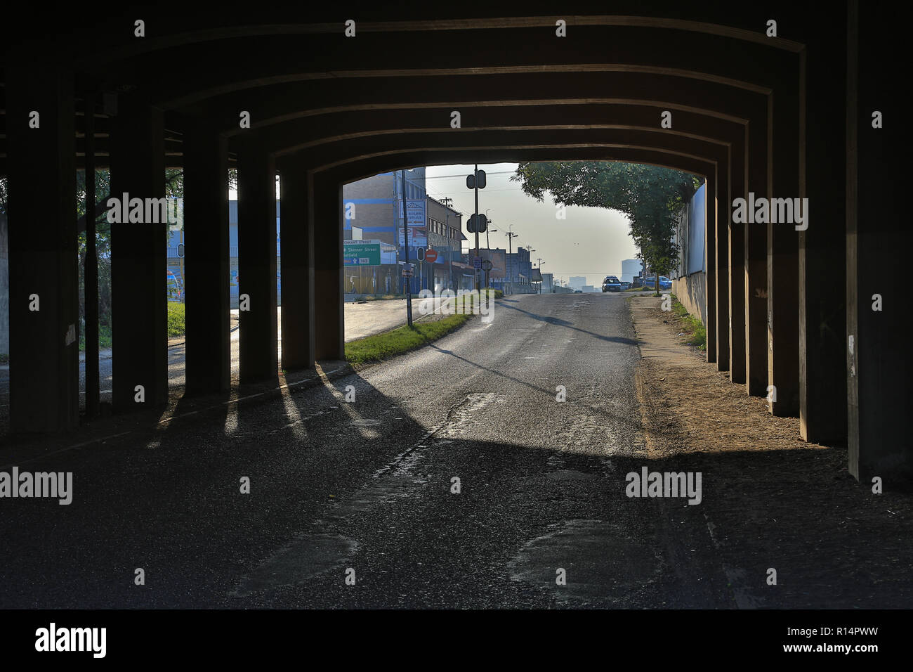 Pretoria west, the industrial side of Pretoria, South Africa Stock