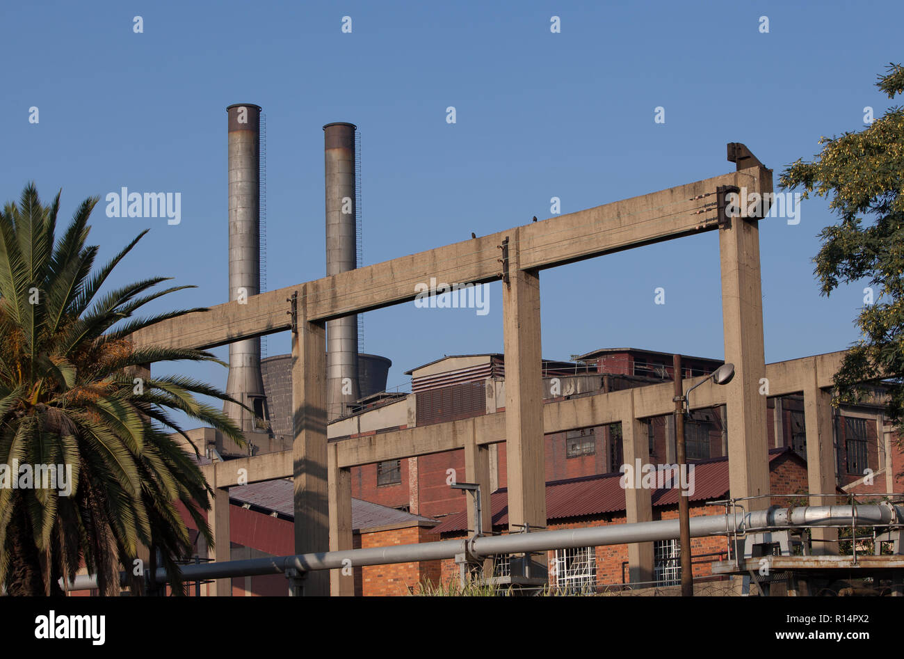 Pretoria west, the industrial side of Pretoria, South Africa Stock