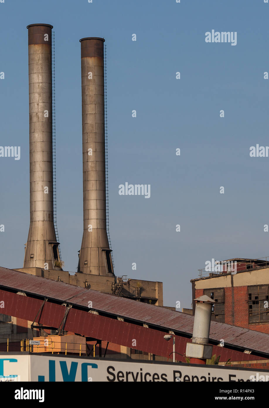 Pretoria west, the industrial side of Pretoria, South Africa Stock