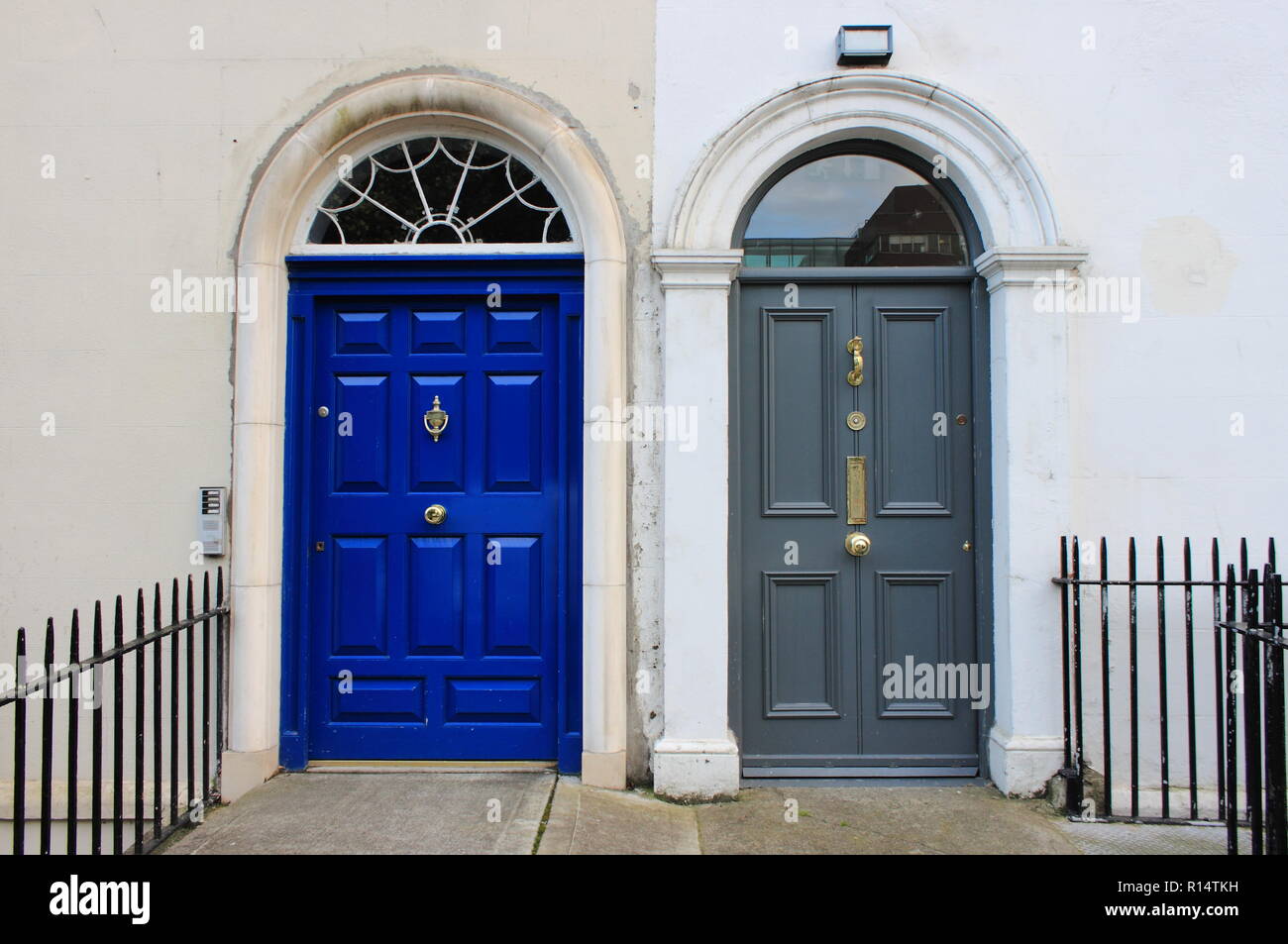 doors in Dublin, Ireland Stock Photo Alamy