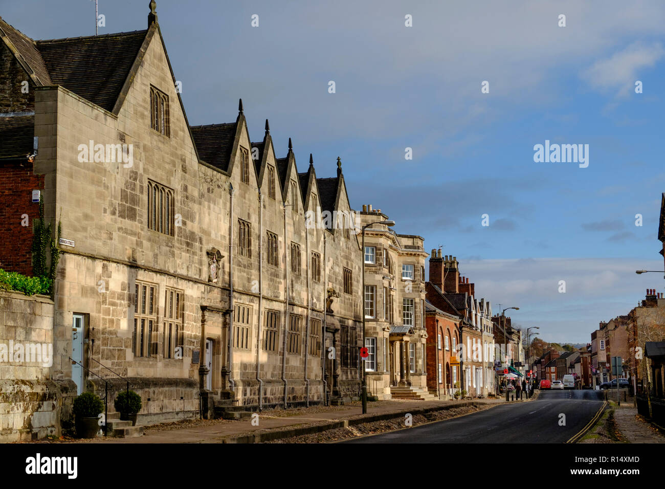 Ashbourne, a small town in the Derbyshire Dales, England UK Stock Photo