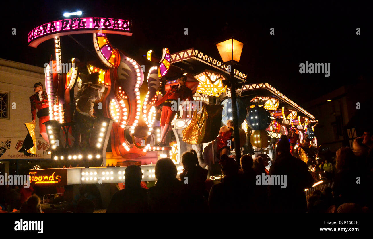 Bridgwater Carnival 2018. Somerset Carnivals. England, UK Stock Photo